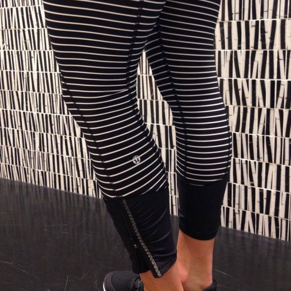 Lululemon Runday Crop Parallel Stripe - Picture 7 of 8